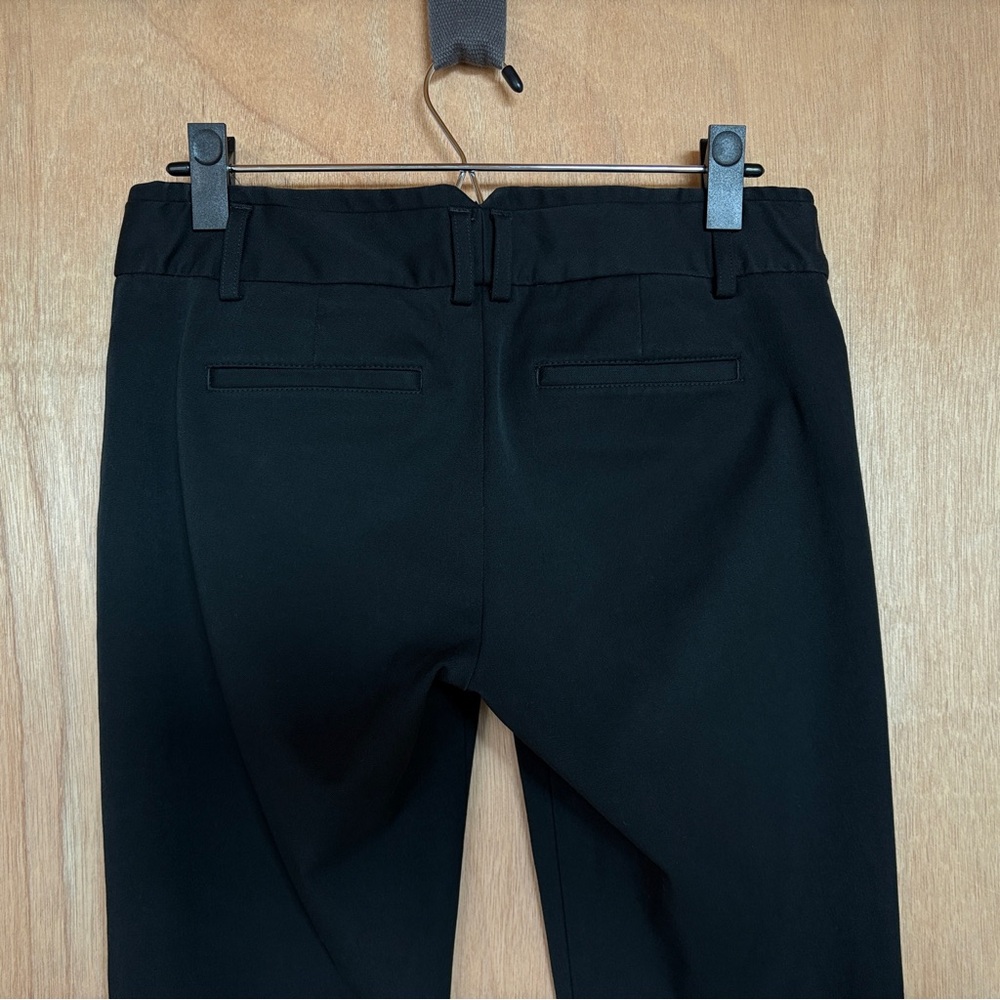 Express Black Columnist Low Rise Dress Pants 2R Office Career Corpcore - Picture 5 of 7